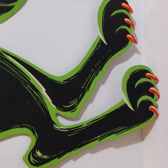 Vintage Halloween Cutout Cat 1970's - Picture 5 of 10